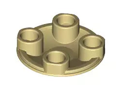 LEGO Platten 2654 Gleitschuh 2x2, beige
