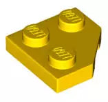 LEGO Sonderplatten 26601 Platte 2x2 mit abgeschrägtem Eck, gelb