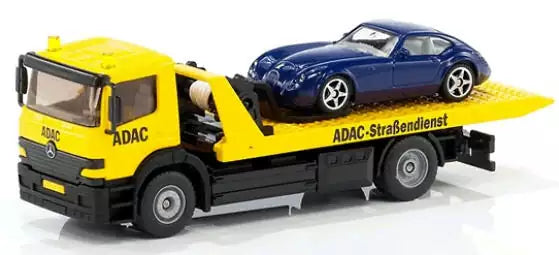 SIKU Super 1:55 2712 ADAC Abschleppwagen mit blauem Sportwagen