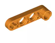 LEGO Technic 2825 Liftarm dünn 1x4 (2 Pinloch, 1 Achsloch, 1 Achsloch dick), orange