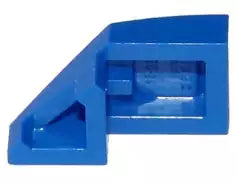 LEGO Schrägsteine 29120 Bogenstein 1x2x2/3 ohne Noppen, Links, 45° abgeschrägt, dunkelgrau