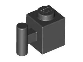 LEGO Sondersteine 2921 Stein 1x1 mit Griff, schwarz