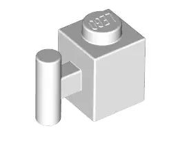 LEGO Sondersteine 2921 Stein 1x1 mit Griff, weiß