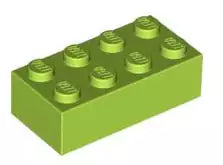 LEGO Steine 3001 Stein 2x4, lindgrün