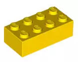 LEGO Steine 3001 Stein 2x4, gelb