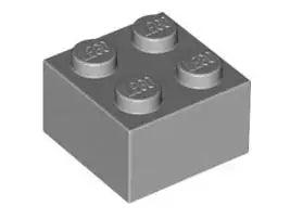 LEGO Steine 3003 Stein 2x2, hellgrau
