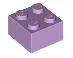 LEGO Steine 3003 Stein 2x2, lavendel