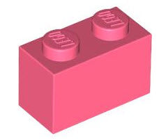 LEGO Steine 3004 Stein 2x1, koralle