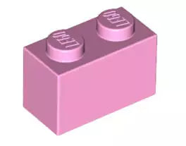 LEGO Steine 3004 Stein 2x1, knallpink