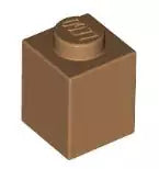 LEGO Steine 3005 Stein 1x1, mitteldunkel fleischfarben