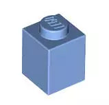 LEGO Steine 3005 Stein 1x1, mittelblau