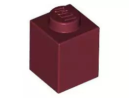 LEGO Steine 3005 Stein 1x1, dunkelrot