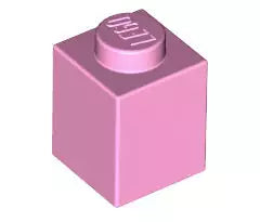 LEGO Steine 3005 Stein 1x1, knallpink