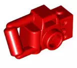 LEGO Minifiguren Zubehör 30089b Kamera, rot