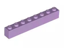 LEGO Steine 3008 Stein 1x8, lavendel