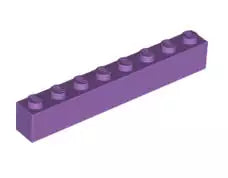 LEGO Steine 3008 Stein 1x8, mittel-lavendel