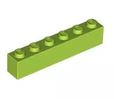 LEGO Steine 3009 Stein 1x6, lindgrün