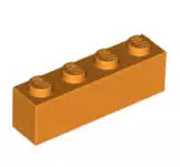 LEGO Steine 3010 Stein 1x4, orange