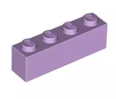 LEGO Steine 3010 Stein 1x4, lavendel