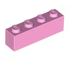 LEGO Steine 3010 Stein 1x4, knallpink