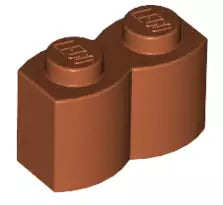 LEGO Sondersteine 30136 Palisandenstein 1x2, hellbraun