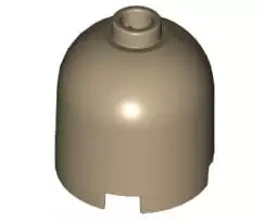 LEGO Steine 30151 Kuppelstein 2x2x1 2/3, dunkelbeige