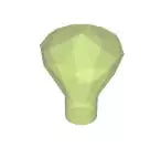 LEGO Gestein 30153 Edelstein mit 24 Facetten, transparent-knallgrün