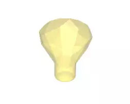 LEGO Gestein 30153 Edelstein mit 24 Facetten, transparent-gelb