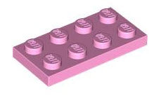 LEGO Platten 3020 Platte 2x4, knallpink