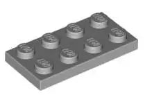 LEGO Platten 3020 Platte 2x4, hellgrau