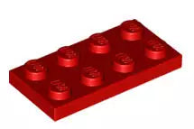 LEGO Platten 3020 Platte 2x4, rot