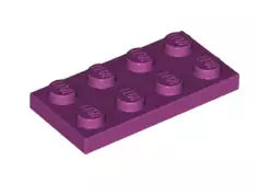 LEGO Platten 3020 Platte 2x4, magentarot