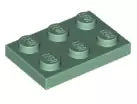 LEGO Platten 3021 Platte 2x3, sandgrün