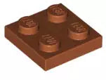 LEGO Platten 3022 Platte 2x2, hellbraun
