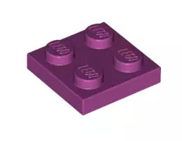 LEGO Platten 3022 Platte 2x2, magentarot