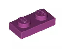 LEGO Platten 3023 Platte 1x2, magentarot