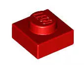 LEGO Platten 3024 Platte 1x1, rot