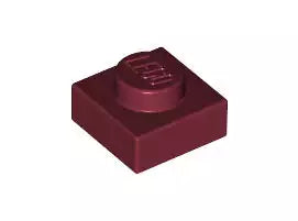 LEGO Platten 3024 Platte 1x1, dunkelrot