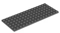 LEGO Platten 3027 Platte 6x16, dunkelgrau