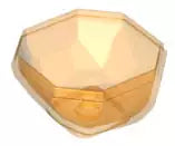 LEGO Gestein 30294 Felsblock Unterteil, transparent-orange