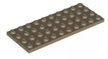 LEGO Platten 3030 Platte 4x10, dunkelbeige