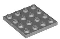 LEGO Platten 3031 Platte 4x4, hellgrau