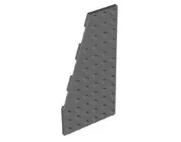 LEGO Sonderplatten 30355 Keilplatte 6x12 Links, dunkelgrau