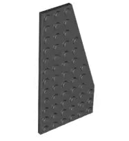 LEGO Sonderplatten 30356 Keilplatte 6x12 Rechts, schwarz
