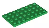 LEGO Platten 3035 Platte 4x8, grün