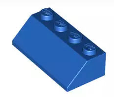 LEGO Schrägsteine 3037 Dachstein 45° 2x4, blau