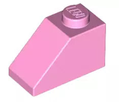 LEGO Schrägsteine 3040 Dachstein 45° 2x1, knallpink