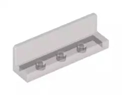 LEGO Wandelemente 30413 Paneel 1x4x1, transparent-schwarz