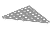 LEGO Sonderplatten 30504 Platte 8x8 mit abgeschrägtem Eck, weiß