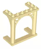 LEGO Steine 30613 Torbogenstein mit Ornament 3x6x5, beige